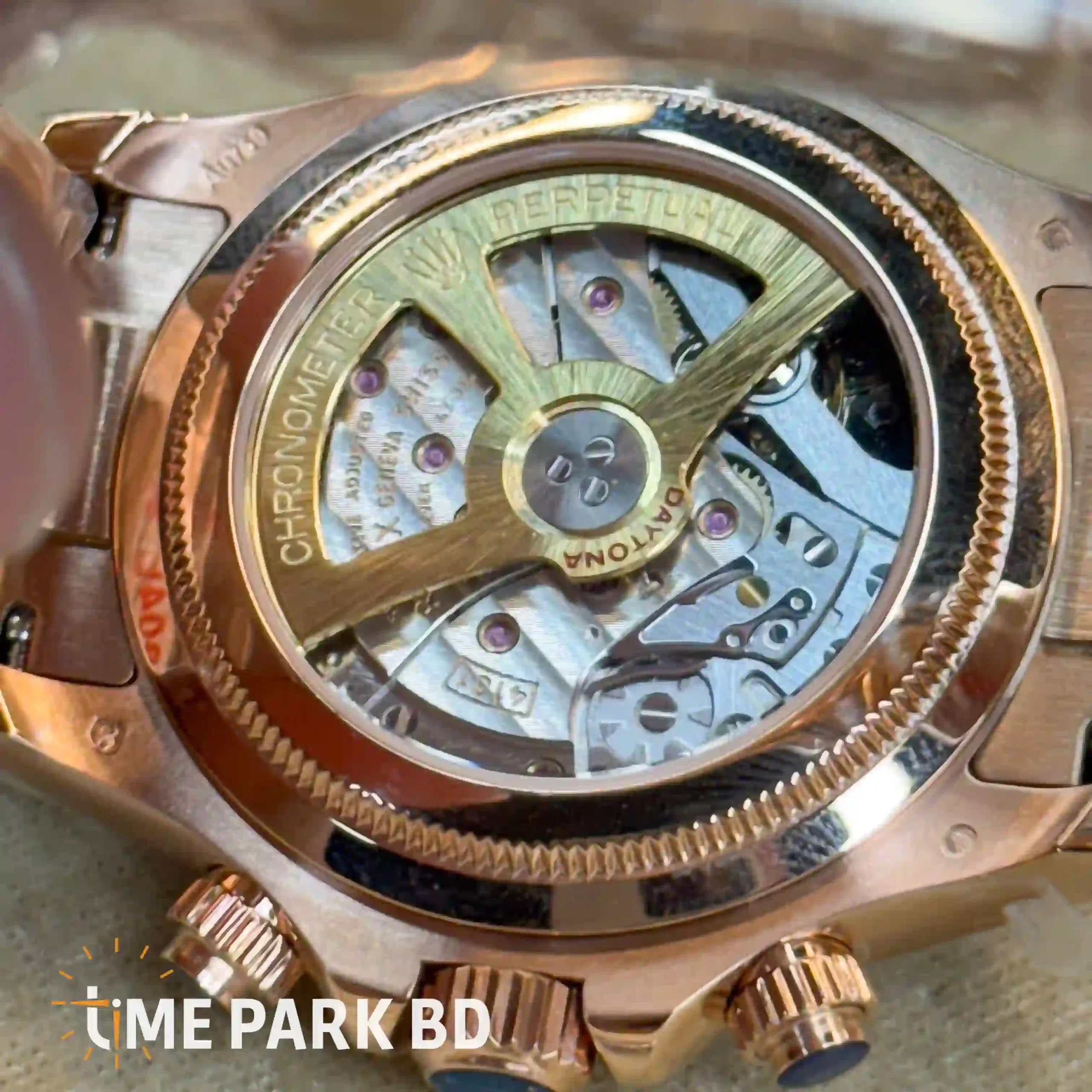 IMG_0745_result Rolex — Brown Subdial Face & Gold-Tone Bracelet (Mast Grade) - Image 3