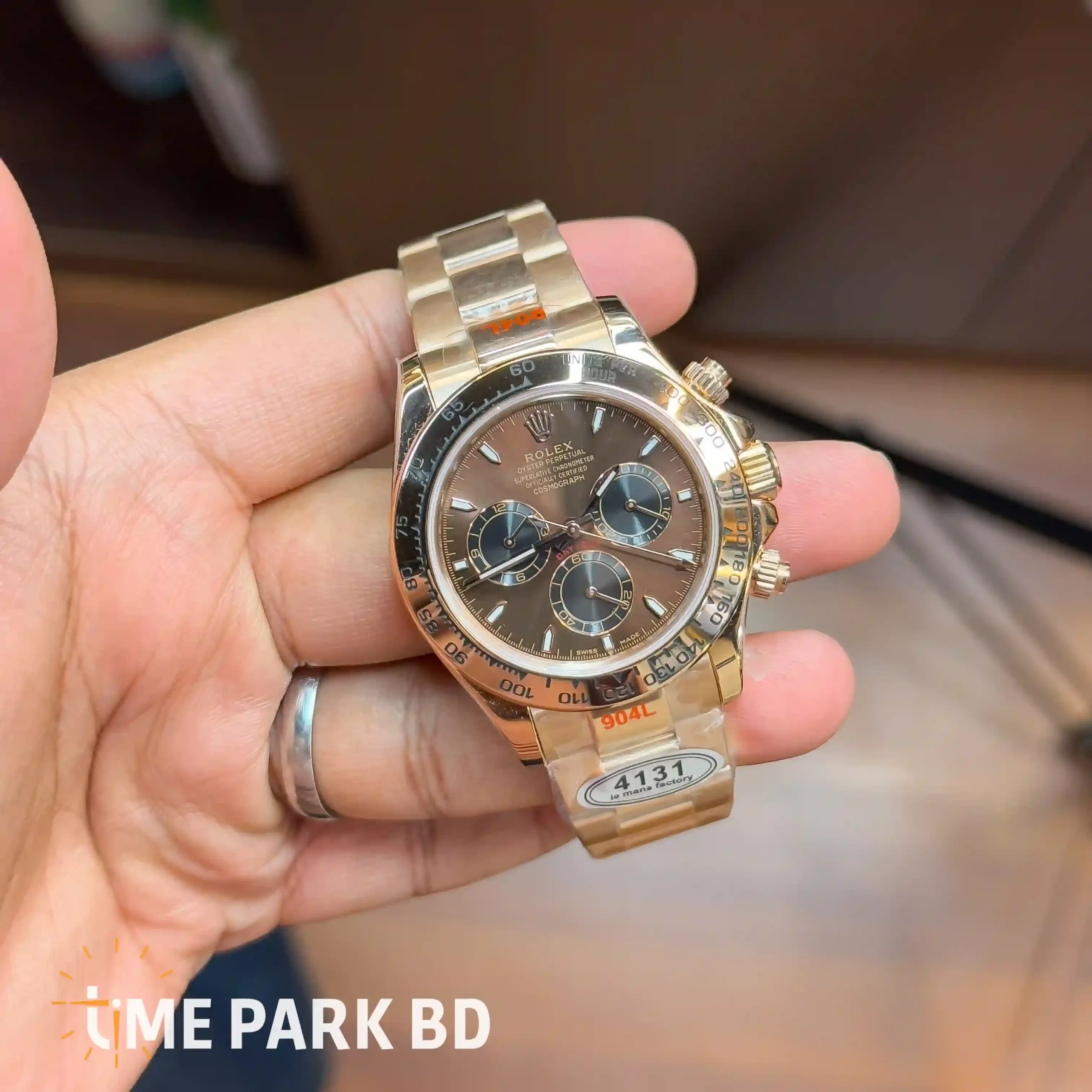 IMG_0746_result Rolex — Brown Subdial Face & Gold-Tone Bracelet (Mast Grade) - Image 4