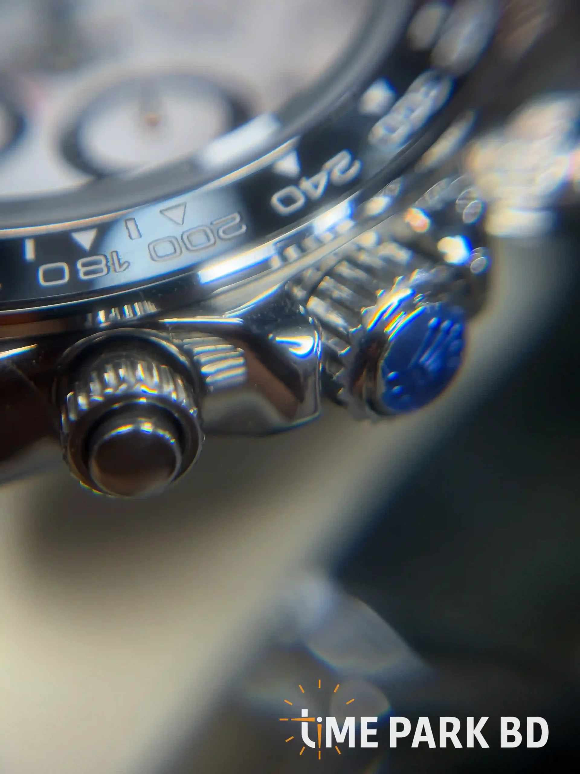 IMG_1695_result Rolex — White Dial, Dark Subdials & Silver-Tone Bracelet ( SUPER N ) - Image 8