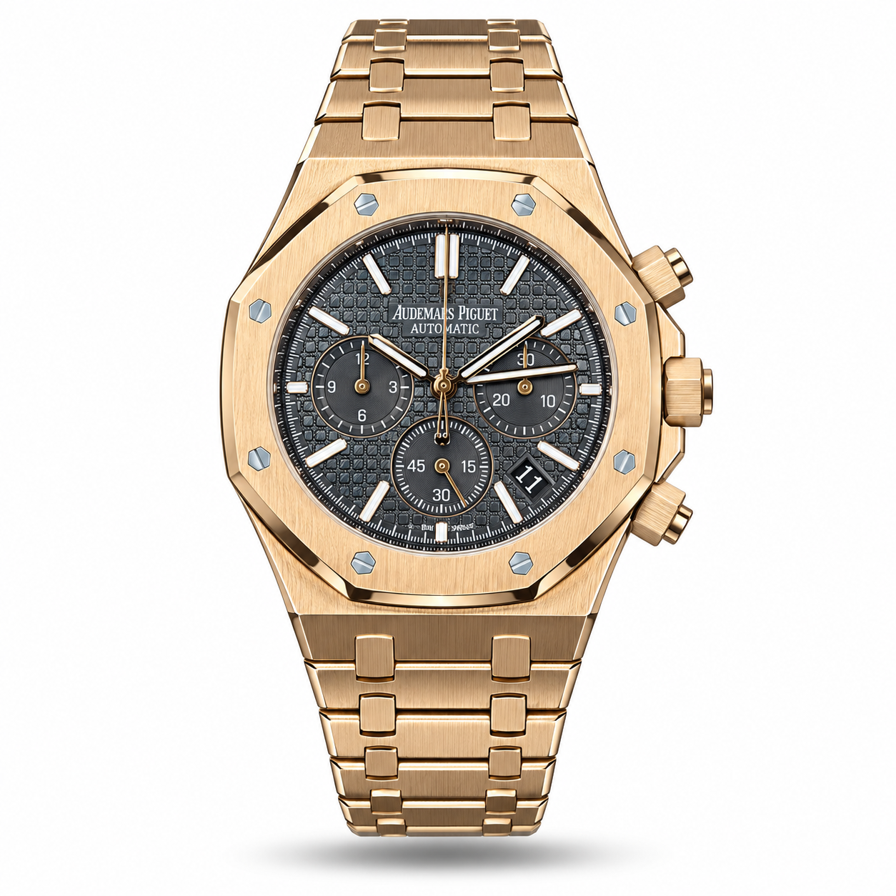 IMG_6625-hero-draft Audemars Piguet — Dark Grey Subdial Face & Rose-Gold-Tone Bracelet - Image 1