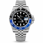 Rolex — Black Dial, Blue-Black Bezel & Jubilee-Style Bracelet (U1 Factory )