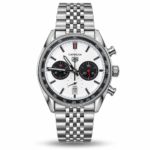TAG Heuer — White Dial, Black Subdials & Multi-Link Bracelet