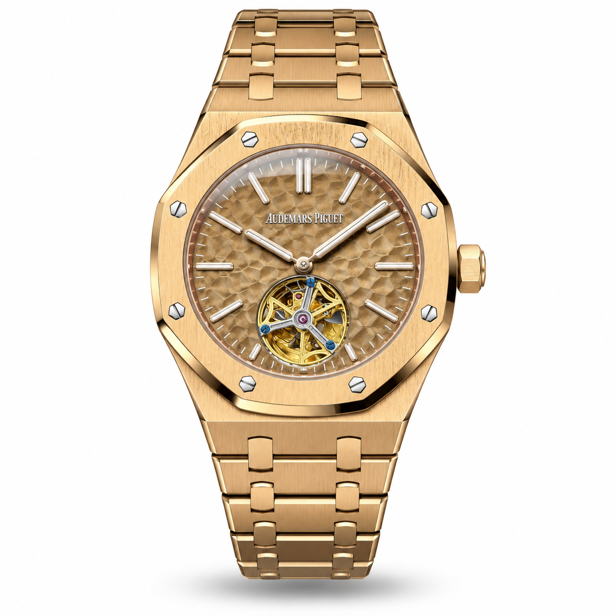 IMG_7210-hero-draft Audemars Piguet — Gold-Tone Open-Heart Dial & Bracelet - Image 1