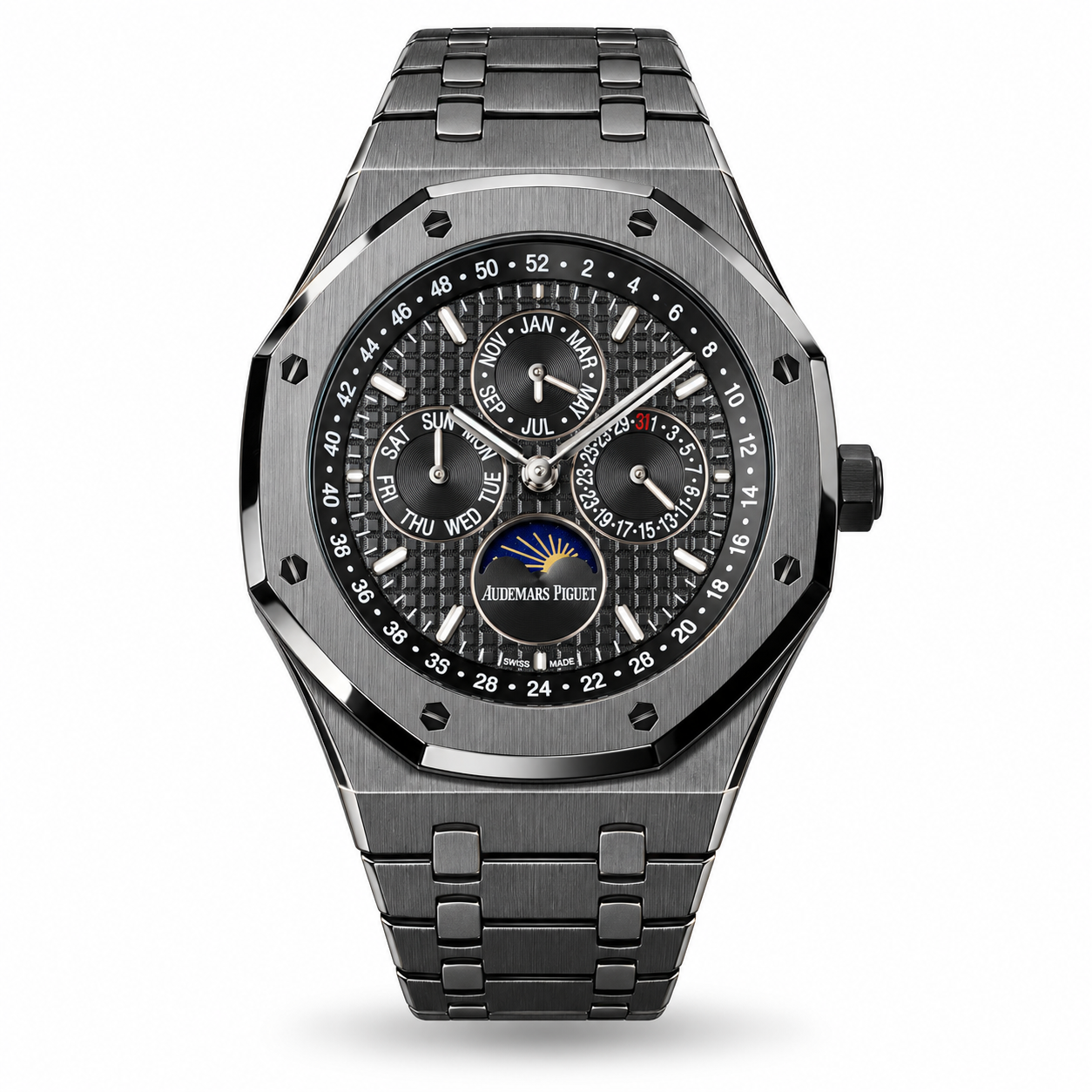 IMG_7223-hero-draft Audemars Piguet — Dark Multi-Subdial Face & Black Strap - Image 1