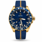 Tommy Hilfiger TH85 GMT 1792130 Watch – Blue Dial & Navy Fabric Strap