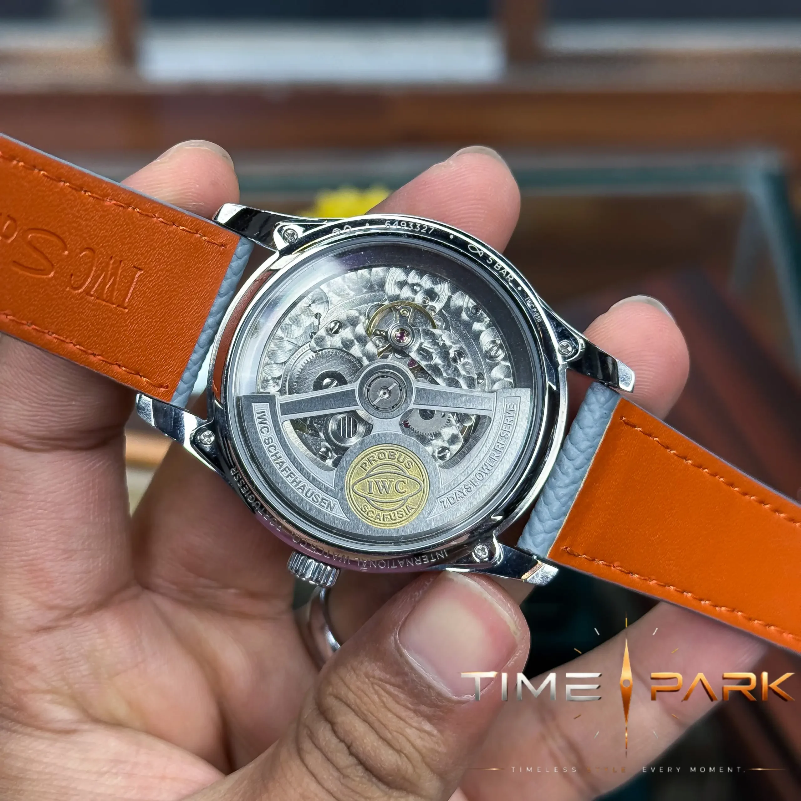 IMG_7988_result IWC — Light Blue Dual-Subdial Face & Pale Blue Strap - Image 3