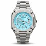 Bell & Ross — Turquoise Subdial Face & Silver-Tone Bracelet ( EURO Grade)