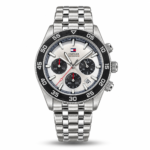 Tommy Hilfiger TH85 1792215 Chronograph Watch – Silver Dial & Stainless Steel Bracelet