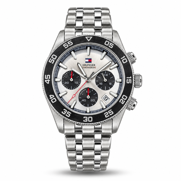 Tommy Hilfiger TH85 1792215 Chronograph Watch – Silver Dial & Stainless Steel Bracelet