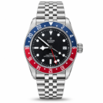 Rolex — Black Dial, Blue-Red Bezel & Jubilee-Style Bracelet ( Master Grade )