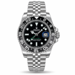 Rolex — Black Dial, Grey-Black Bezel & Jubilee-Style Bracelet (u1)