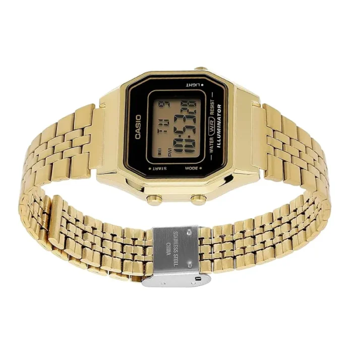 Casio LA680WGA-1DF – Vintage Gold-Tone Digital Women's Watch