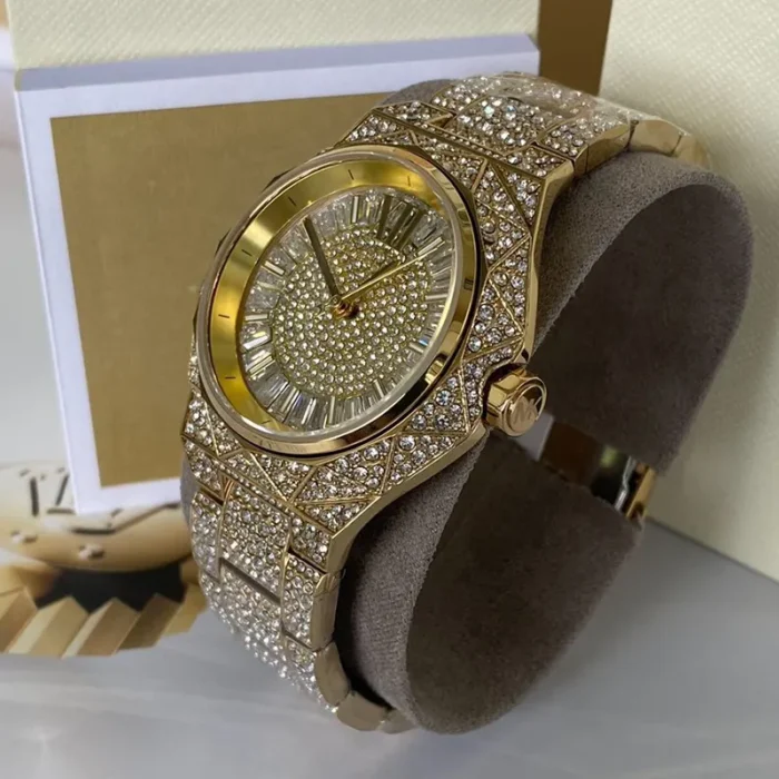 Michael Kors Raquel MK7398 – Gold-Tone Dial Quartz Women's Watch