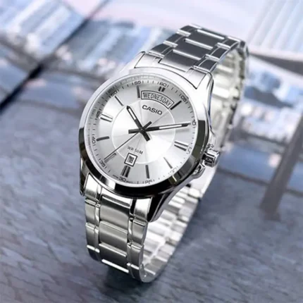 Casio Enticer MTP-1381D-7AVDF – White Dial Quartz Men's Watch