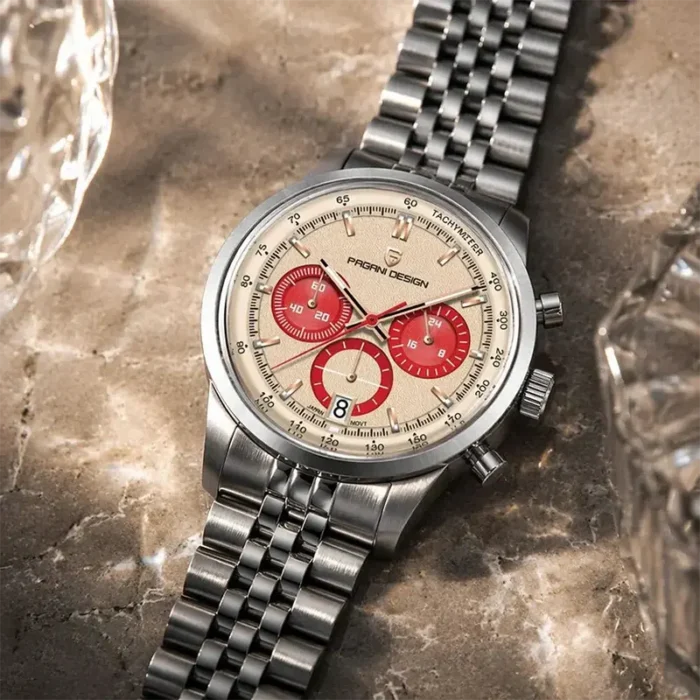 Pagani Design Racing Chronograph PD-1827 – Chronograph White DIal Men's Watch