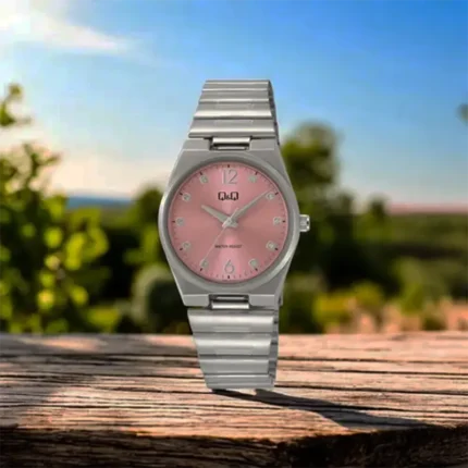 Q&Q Q84B Q84B-003PY – Pink Dial Quartz Women's Watch - Image 3