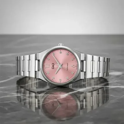 Q&Q Q84B Q84B-003PY – Pink Dial Quartz Women's Watch - Image 4