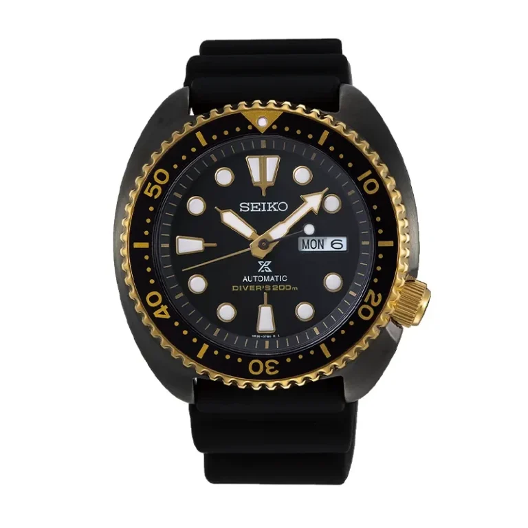 Seiko Prospex Turtle Black Gold Special Edition SRPD46K1 – Black with Gold Accents Dial Automatic Men's Watch