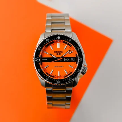 Seiko SRPK11 – Orange Dial Automatic Men's Watch