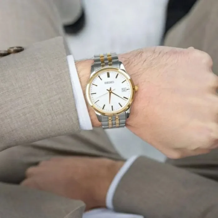 Seiko Classic SUR402P1 – White Dial Quartz Men's Watch