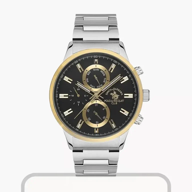 Santa Barbara SB.1.10388-5 – Black Dial Quartz Men's Watch