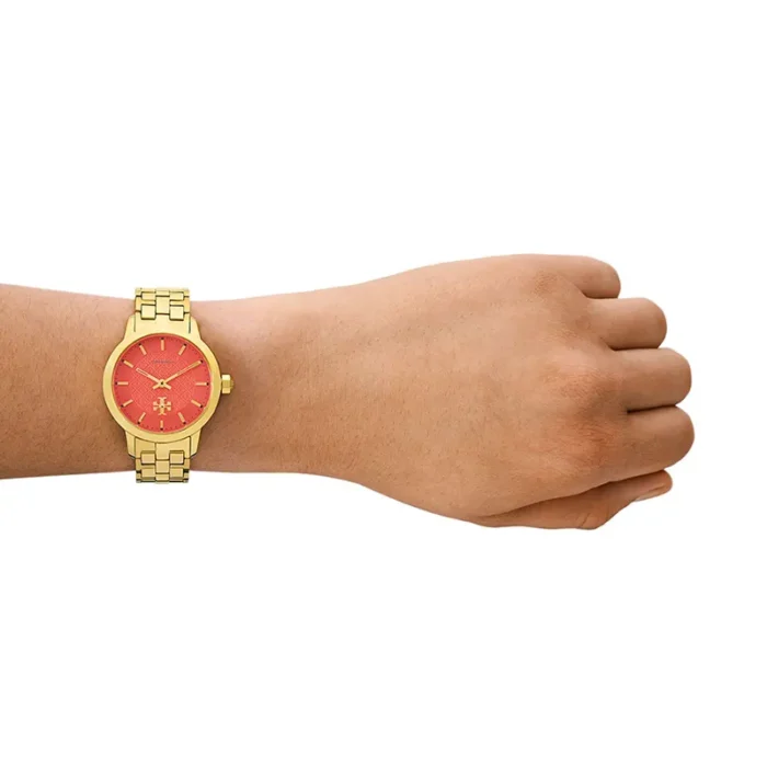Tory Burch The Tory TBW1056 – Coral Dial Quartz Women's Watch