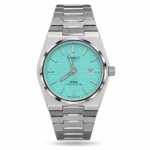 Tissot — Mint Textured Dial & Silver-Tone Integrated Bracelet