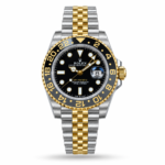 Rolex — Black Dial, Grey-Black 24-Hour Bezel & Two-Tone Jubilee-Style Bracelet