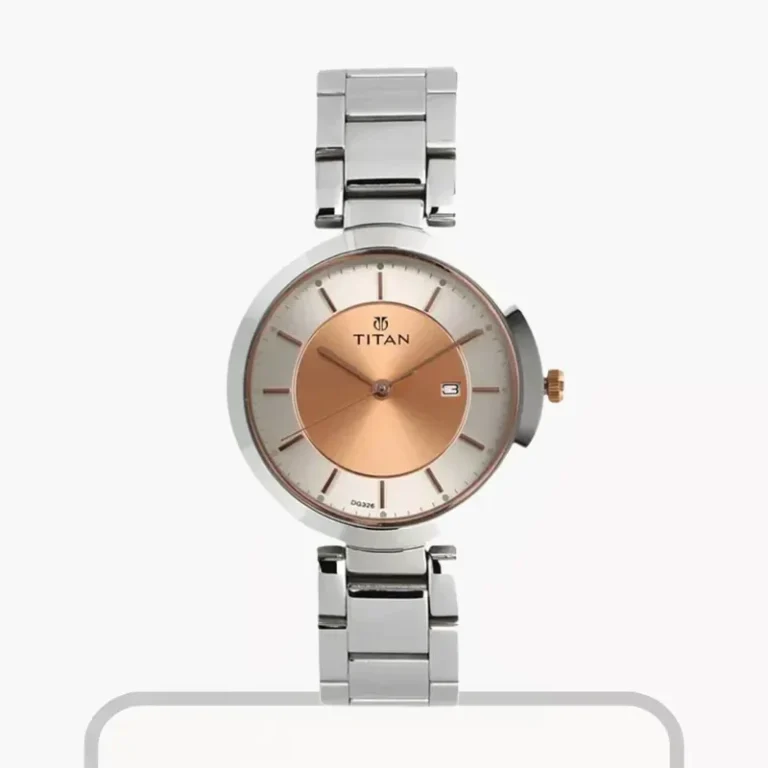Titan Workwear 2480KM01 – Rose Gold Dial Quartz Women's Watch