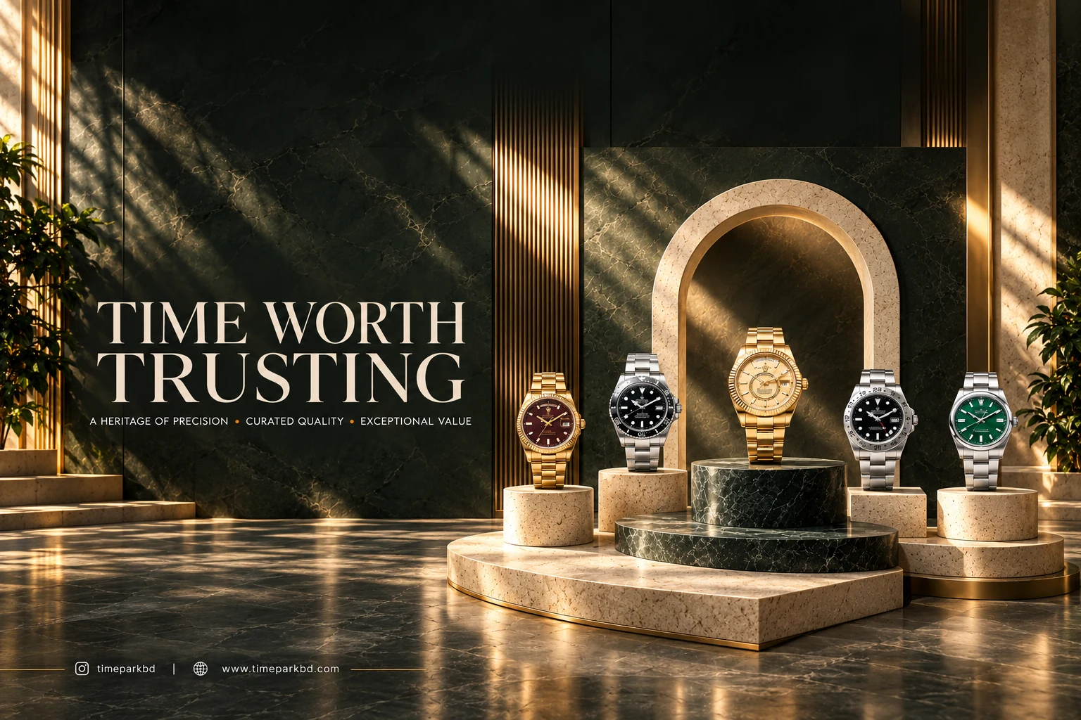 TIME PARK watch collection — banner 3