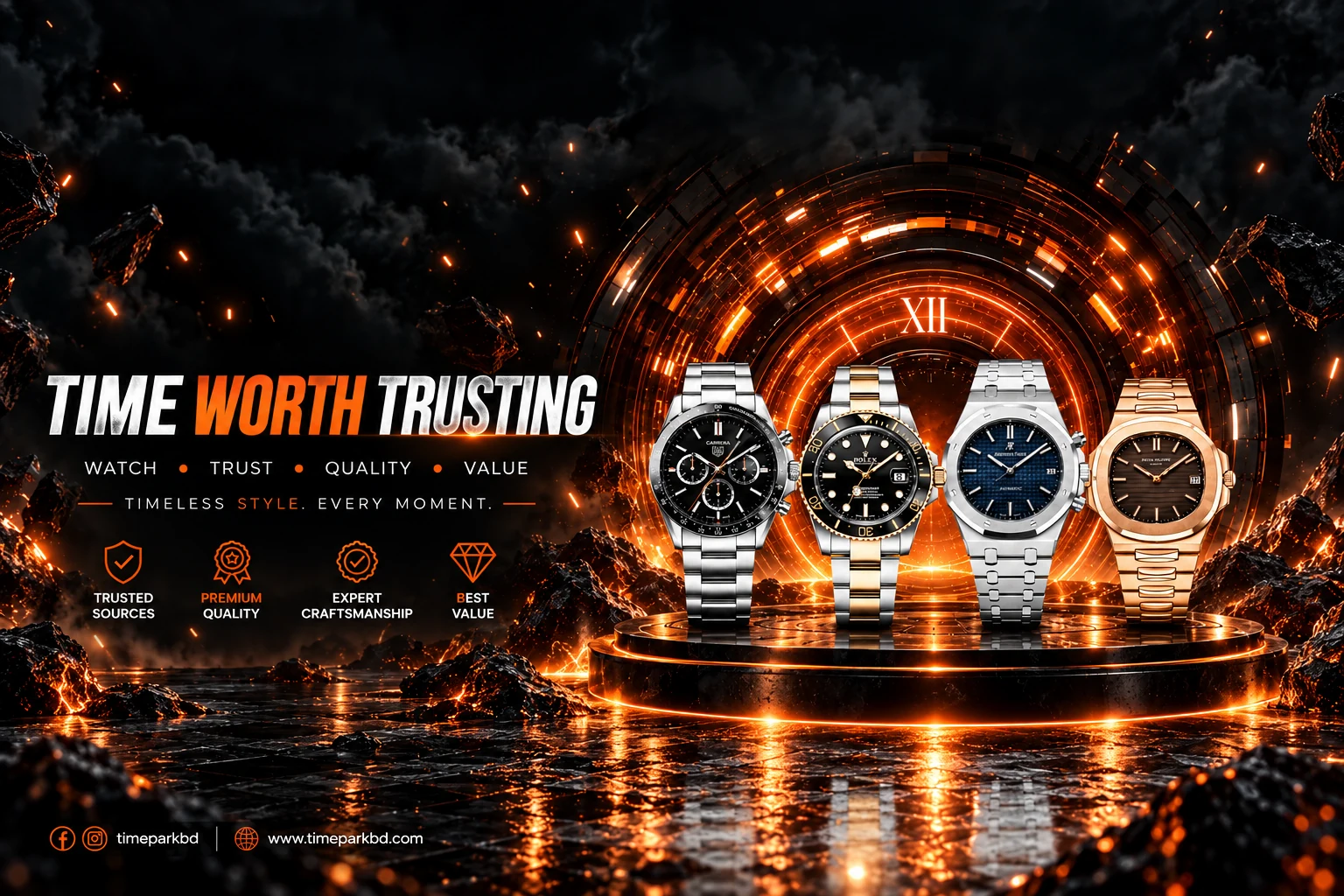 TIME PARK watch collection — banner 4