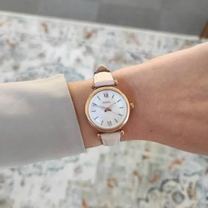 Fossil Carlie Mini ES4699 – White Mother of Pearl Dial Quartz Women's Watch