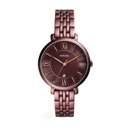 Fossil Jacqueline ES4100 – Wine Dial Quartz Women's Watch