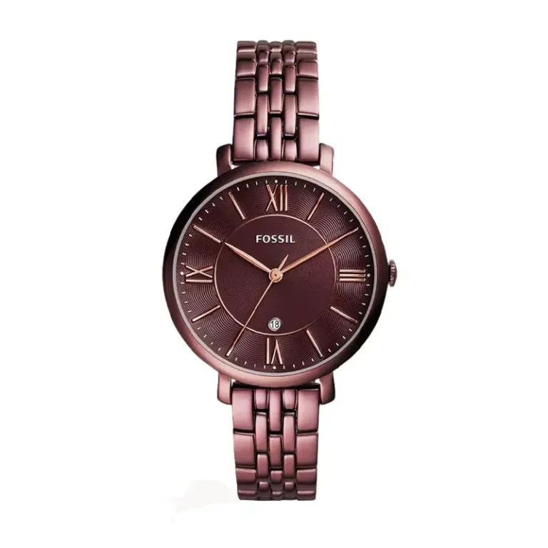 Fossil Jacqueline ES4100 – Wine Dial Quartz Women's Watch