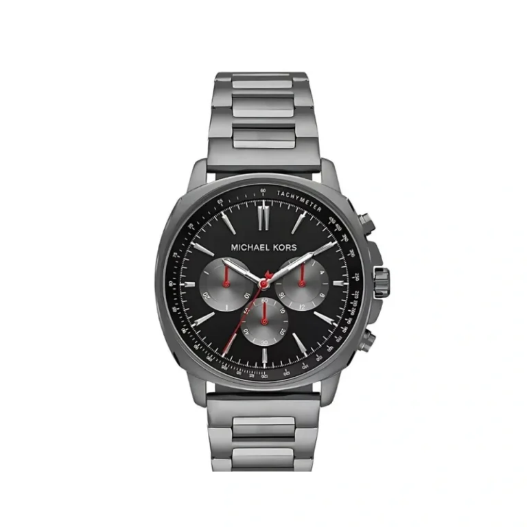 Michael Kors Sullivan MK8970 – Black with Red Accents Dial Quartz Men's Watch