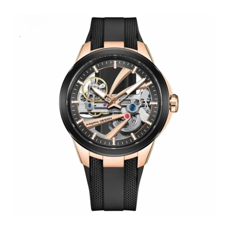 Pagani Design Royal Sport PD-YS030 – Textured Tapisserie Black / Blue Dial Quartz Men's Watch
