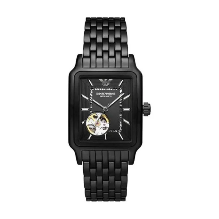 Emporio Armani Diego AR60058 – Black with Open Heart Dial Automatic Men's Watch