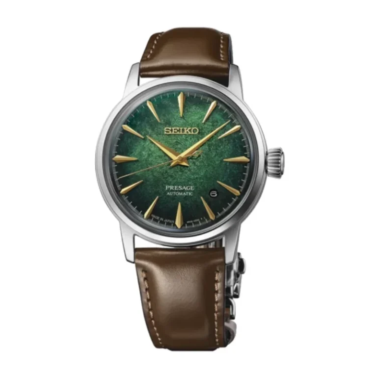 Seiko Presage Cocktail Time HCB002 – Gradient Green (Textured Mojito Pattern) Dial Automatic Men's Watch