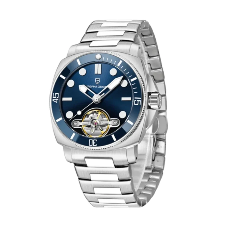Pagani Design Open Heart Mechanical PD-1833 – Sunburst Blue with Open Heart Dial Automatic Men's Watch