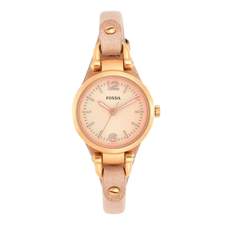 Fossil Georgia Mini ES3262 – Rose Gold-Tone Sunray Dial Quartz Women's Watch