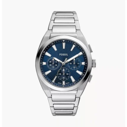 Fossil Everett Chronograph FS6104 – Sunburst Royal Blue Dial Quartz Men's Watch