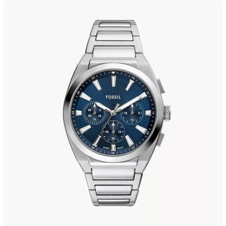 Fossil Everett Chronograph FS6104 – Sunburst Royal Blue Dial Quartz Men's Watch