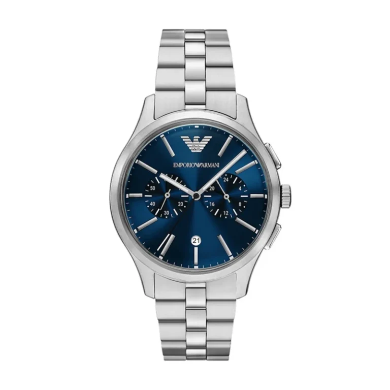 Emporio Armani Dario Chronograph Collection AR11728 – Navy Blue Sunray Dial Quartz Men's Watch