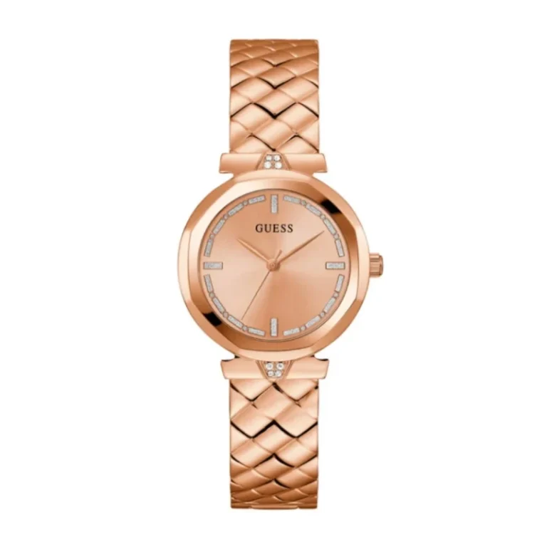 Guess Rumour Ladies Collection GW0613L3 – Rose Gold Sunray with Crystals Dial Quartz Women's Watch