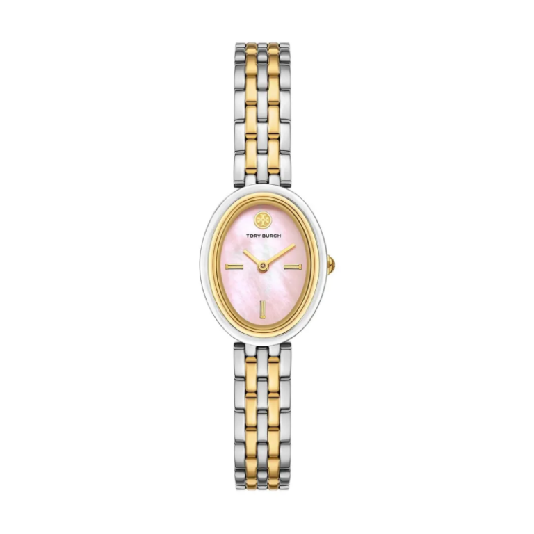 Tory Burch The Oval TBW6039 – Champagne / Gold-Tone Dial Quartz Women's Watch