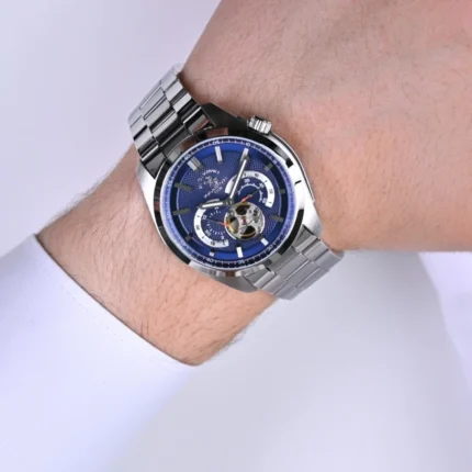 Santa Barbara Open Heart Automatic SB.1.10628-3 – Deep Blue Dial Automatic Men's Watch