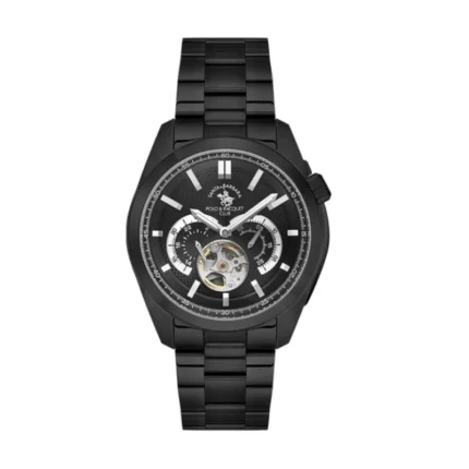 Santa Barbara Open Heart Automatic SB.1.10628-5 – Black Dial Automatic Men's Watch