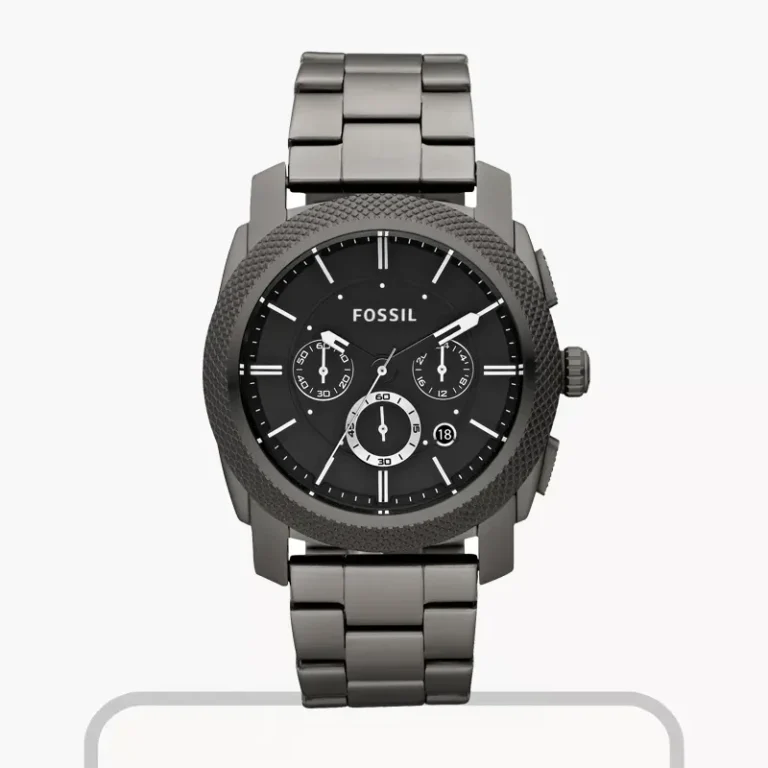 Fossil Machine Black Chronograph Smoke Men's Watch – FS4662