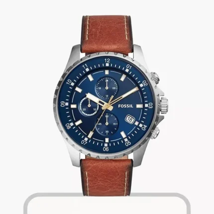 Fossil Dillinger Chronograph Leather Men's Watch – FS5675