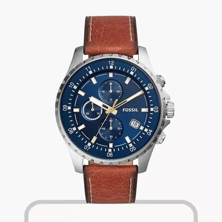 Fossil Dillinger Chronograph Leather Men's Watch – FS5675